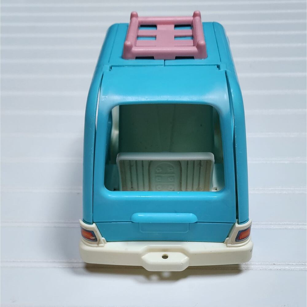 Vintage Fisher-Price 1993 Loving Family Blue Minivan - Picture 3 of 9